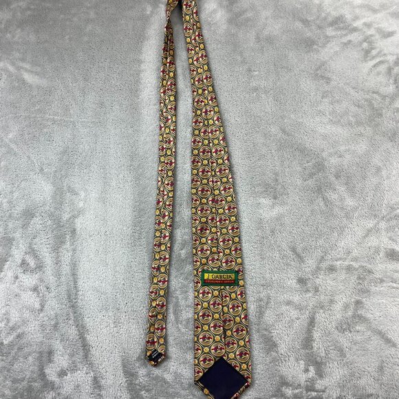Vintage Jerry Garcia Men's Classic 100% Silk Neck Tie - Picture 3 of 6